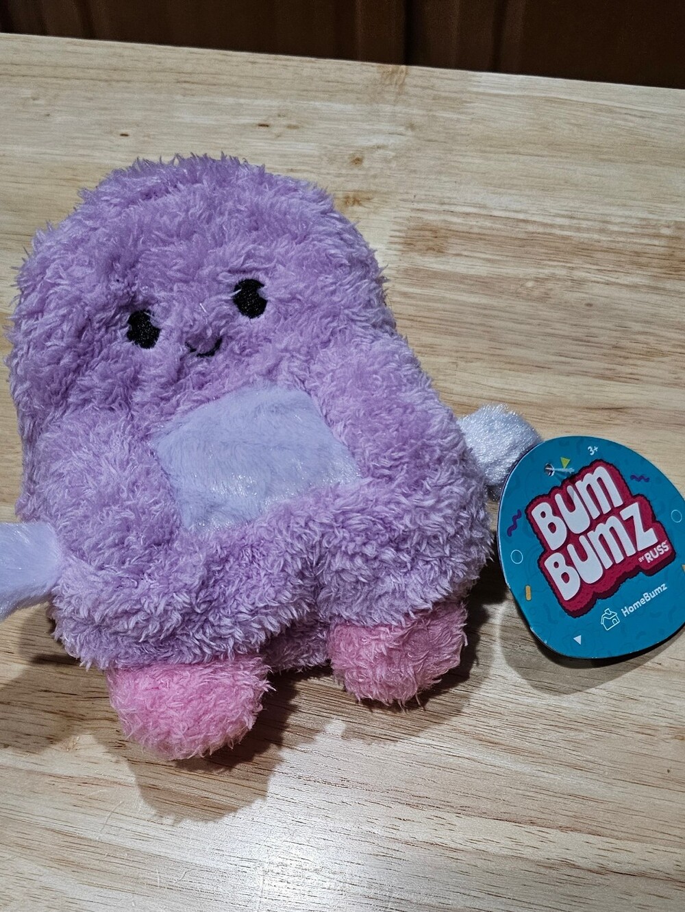 BumBumz Ralph Lavender Pink Chair Weighted 4.5 Tall Soft Sensory Plush Toy NWT